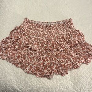 Blue Rain | Francesca’s | Floral Ruffle Skort | Size Medium